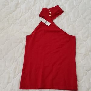 Sleeveless designer top